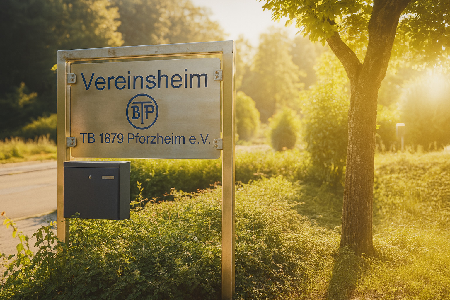 Vereinsheim Turnerbund 1879 Pforzheim e.V. bei Sonnenschein